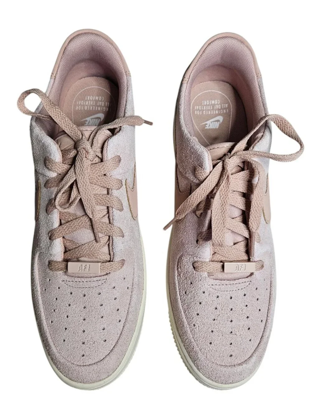 Nike Women's Air Force 1 '07 LX Sneakers, Pink Suede, Low Top, 11.5, New in Box
